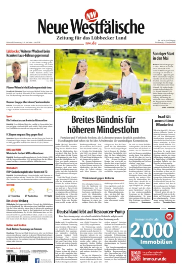 Neue Westfälische - Zeitung für das Lübbecker Land - 1 Ma 2024