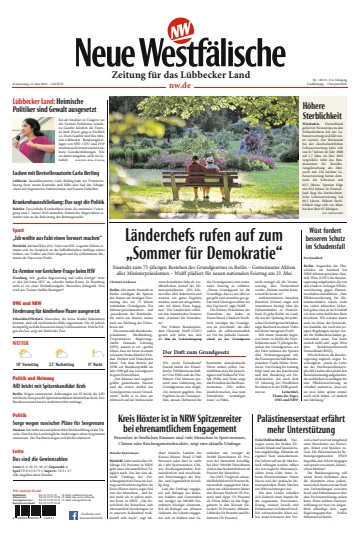 Neue Westfälische - Zeitung für das Lübbecker Land - 23 May 2024