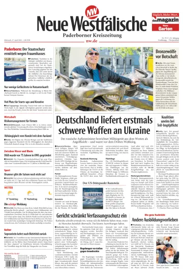 Neue Westfälische - Paderborner Kreiszeitung - 27 Apr 2022