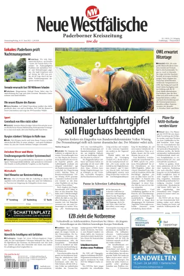 Neue Westfälische - Paderborner Kreiszeitung - 16 Jun 2022