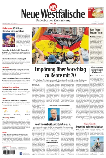 Neue Westfälische - Paderborner Kreiszeitung - 2 Aug 2022