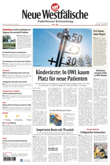 Neue Westfälische - Paderborner Kreiszeitung - 3 Aug 2022