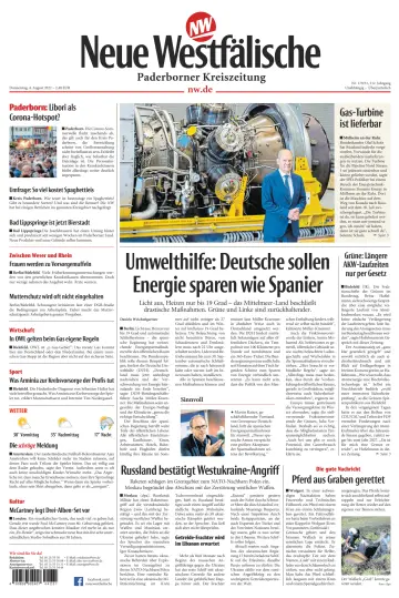 Neue Westfälische - Paderborner Kreiszeitung - 4 Aug 2022