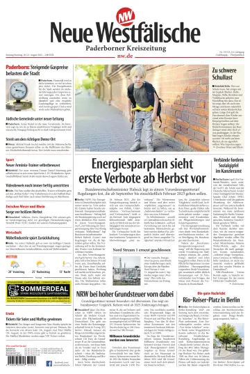 Neue Westfälische - Paderborner Kreiszeitung - 20 Aug 2022