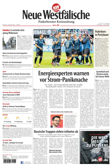 Neue Westfälische - Paderborner Kreiszeitung - 12 Sep 2022