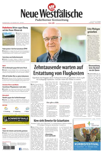 Neue Westfälische - Paderborner Kreiszeitung - 17 Sep 2022