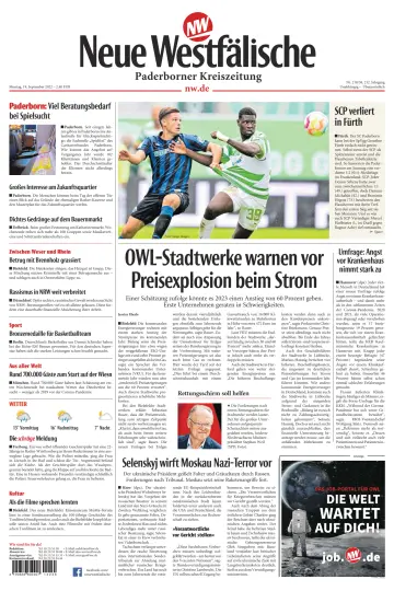 Neue Westfälische - Paderborner Kreiszeitung - 19 Sep 2022