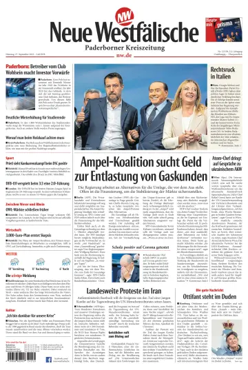 Neue Westfälische - Paderborner Kreiszeitung - 27 Sep 2022