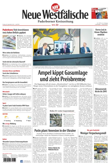 Neue Westfälische - Paderborner Kreiszeitung - 30 Sep 2022