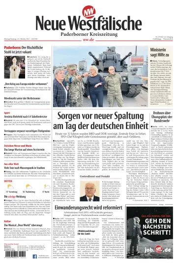 Neue Westfälische - Paderborner Kreiszeitung - 3 Oct 2022