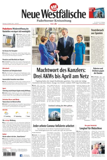 Neue Westfälische - Paderborner Kreiszeitung - 18 Oct 2022
