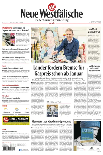 Neue Westfälische - Paderborner Kreiszeitung - 22 Oct 2022