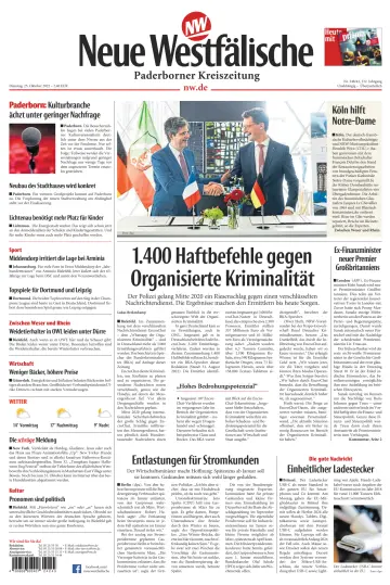 Neue Westfälische - Paderborner Kreiszeitung - 25 Oct 2022