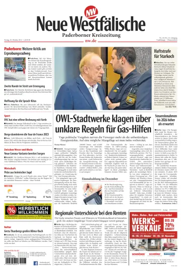 Neue Westfälische - Paderborner Kreiszeitung - 28 Oct 2022