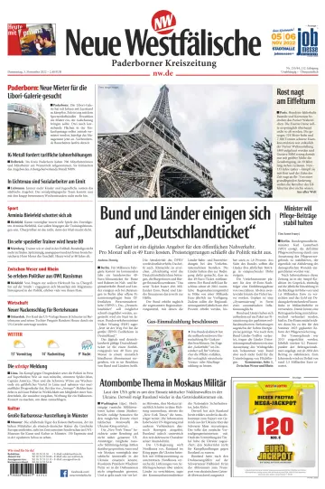 Neue Westfälische - Paderborner Kreiszeitung - 3 Nov 2022