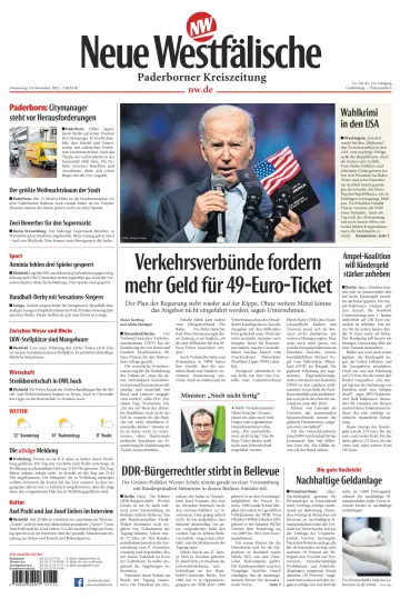 Neue Westfälische - Paderborner Kreiszeitung - 10 Nov 2022