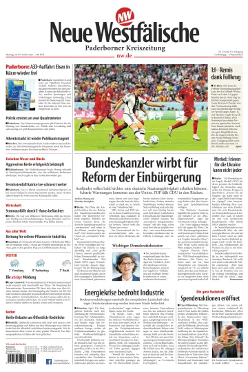 Neue Westfälische - Paderborner Kreiszeitung - 28 Nov 2022