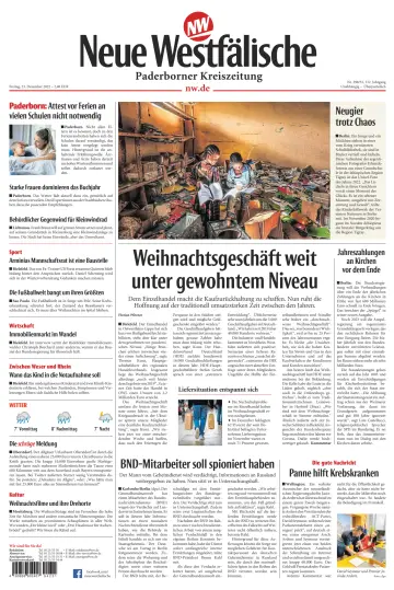 Neue Westfälische - Paderborner Kreiszeitung - 23 Dec 2022