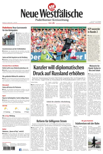 Neue Westfälische - Paderborner Kreiszeitung - 14 Aug 2023