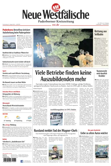 Neue Westfälische - Paderborner Kreiszeitung - 24 Aug 2023