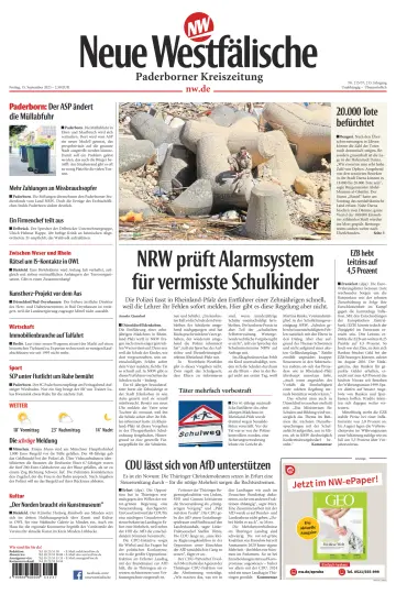 Neue Westfälische - Paderborner Kreiszeitung - 15 Sep 2023
