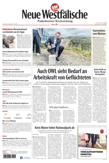 Neue Westfälische - Paderborner Kreiszeitung - 6 Oct 2023