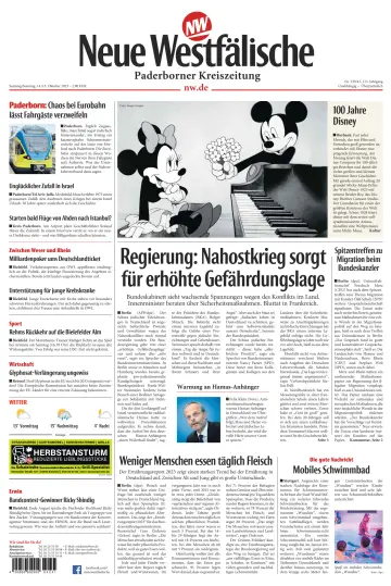 Neue Westfälische - Paderborner Kreiszeitung - 14 Oct 2023