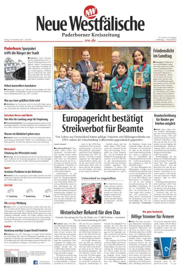 Neue Westfälische - Paderborner Kreiszeitung - 15 Dec 2023