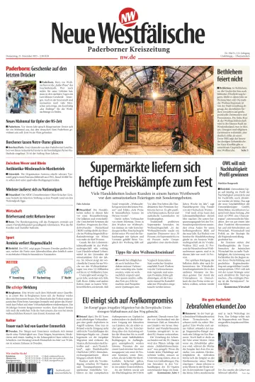 Neue Westfälische - Paderborner Kreiszeitung - 21 Dec 2023