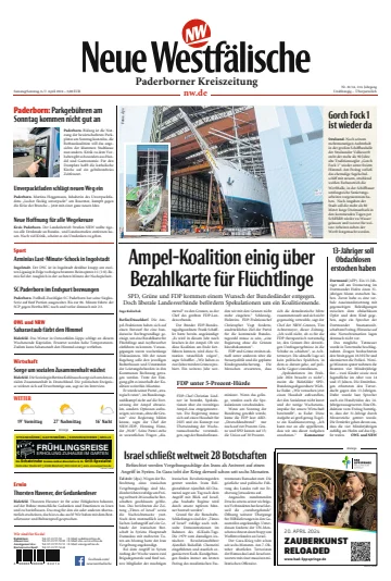 Neue Westfälische - Paderborner Kreiszeitung - 6 Aib 2024