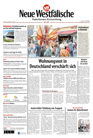 Neue Westfälische - Paderborner Kreiszeitung - 8 Ebri 2024