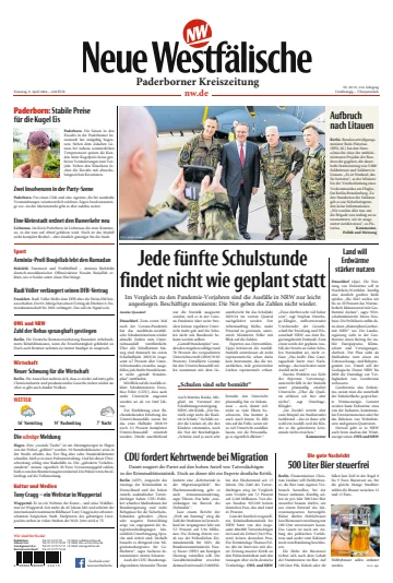 Neue Westfälische - Paderborner Kreiszeitung - 09 apr 2024