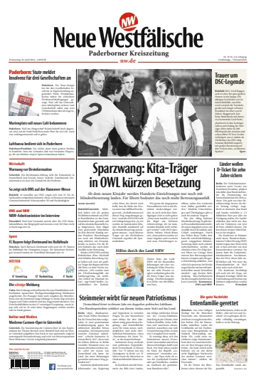 Neue Westfälische - Paderborner Kreiszeitung - 18 abril 2024