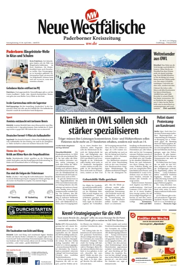 Neue Westfälische - Paderborner Kreiszeitung - 27 апр. 2024