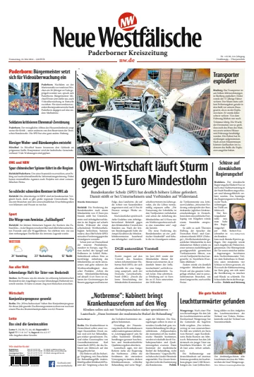 Neue Westfälische - Paderborner Kreiszeitung - 16 May 2024