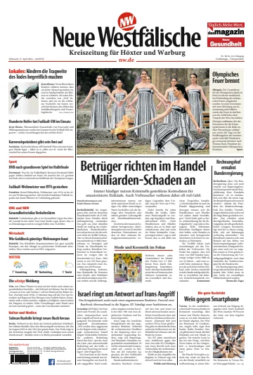 Neue Westfälische - Höxtersche Kreiszeitung - 17 四月 2024