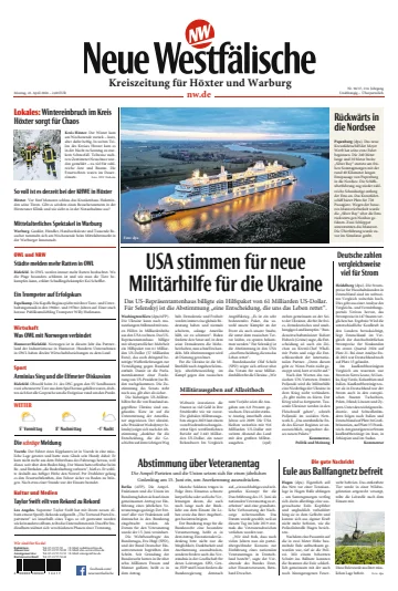 Neue Westfälische - Höxtersche Kreiszeitung - 22 四月 2024