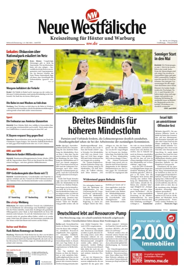 Neue Westfälische - Höxtersche Kreiszeitung - 1 May 2024