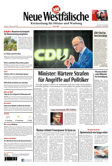 Neue Westfälische - Höxtersche Kreiszeitung - 7 May 2024