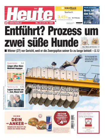 Heute - Wien Ausgabe - 22 4월 2024