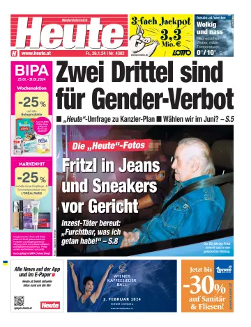 Heute - Niederösterreich Ausgabe - 26 Jan 2024