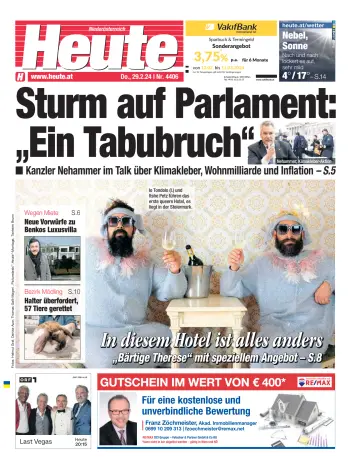 Heute - Niederösterreich Ausgabe - 29 Feb 2024