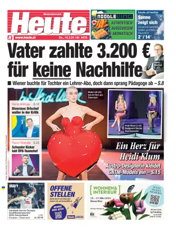 Heute - Niederösterreich Ausgabe - 14 Mar 2024