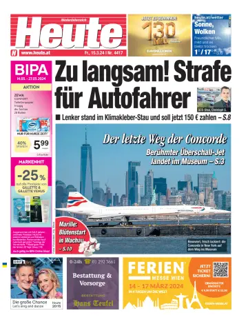 Heute - Niederösterreich Ausgabe - 15 Mar 2024