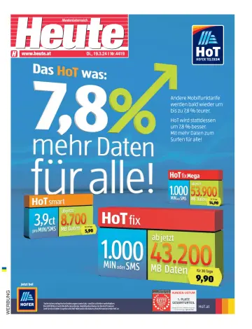 Heute - Niederösterreich Ausgabe - 19 Mar 2024