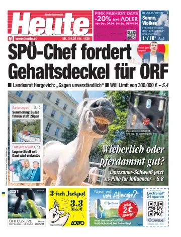 Heute - Niederösterreich Ausgabe - 03 4月 2024