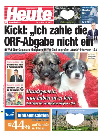 Heute - Niederösterreich Ausgabe - 04 4월 2024