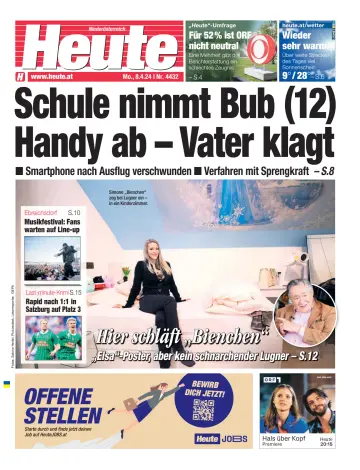 Heute - Niederösterreich Ausgabe - 08 4월 2024