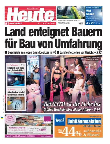 Heute - Niederösterreich Ausgabe - 11 4月 2024