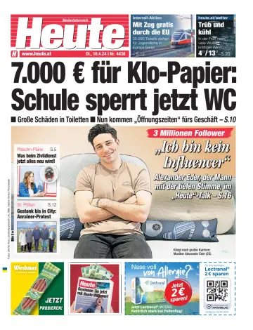 Heute - Niederösterreich Ausgabe - 16 4月 2024